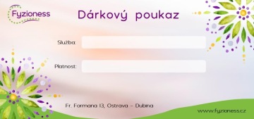 Dárkový poukaz rehabilitace